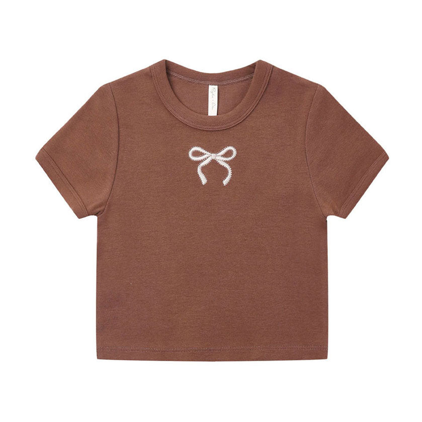 Rylee and Cru Mulberry Bow Tee