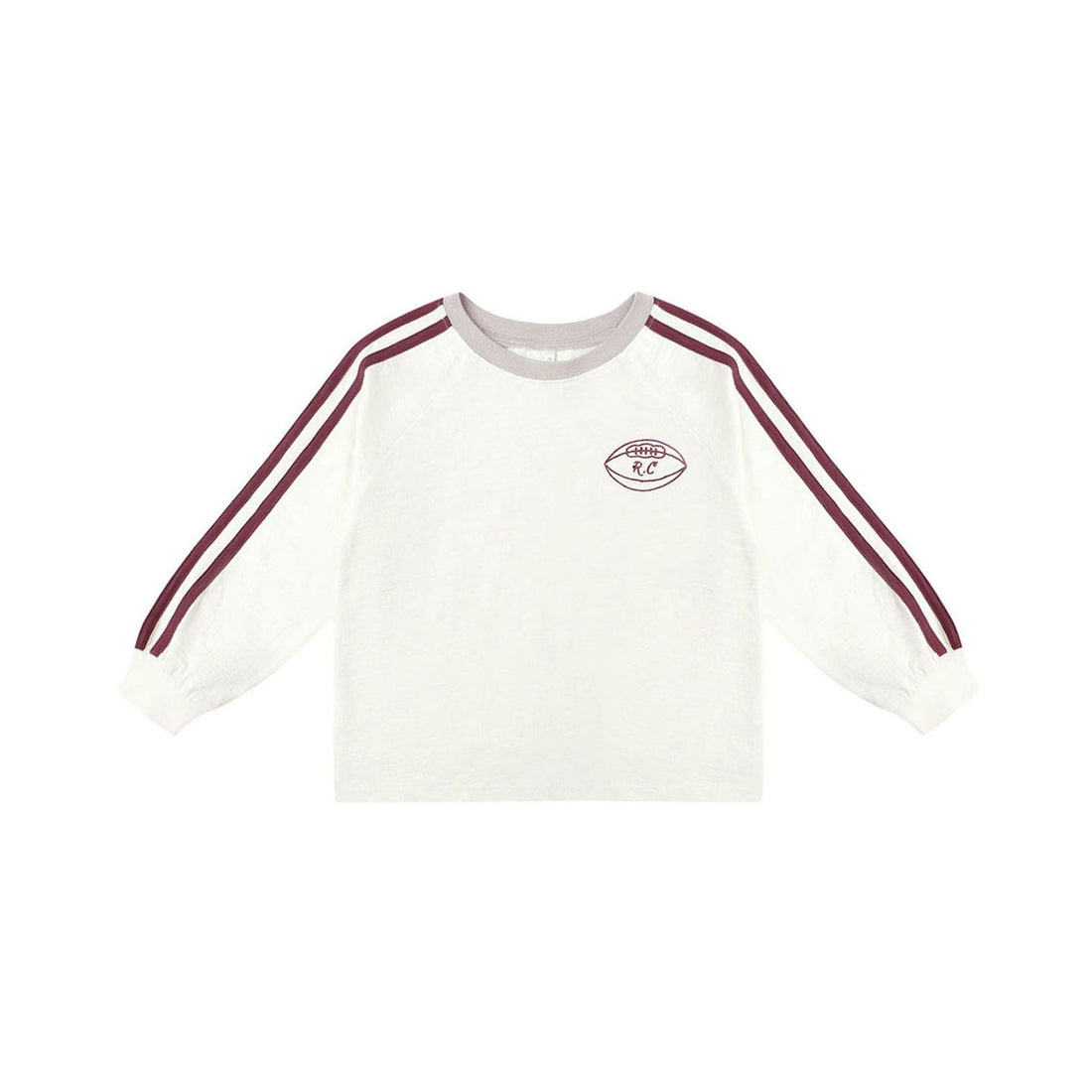 Rylee and Cru Ivory Relaxed Long Sleeve Tee