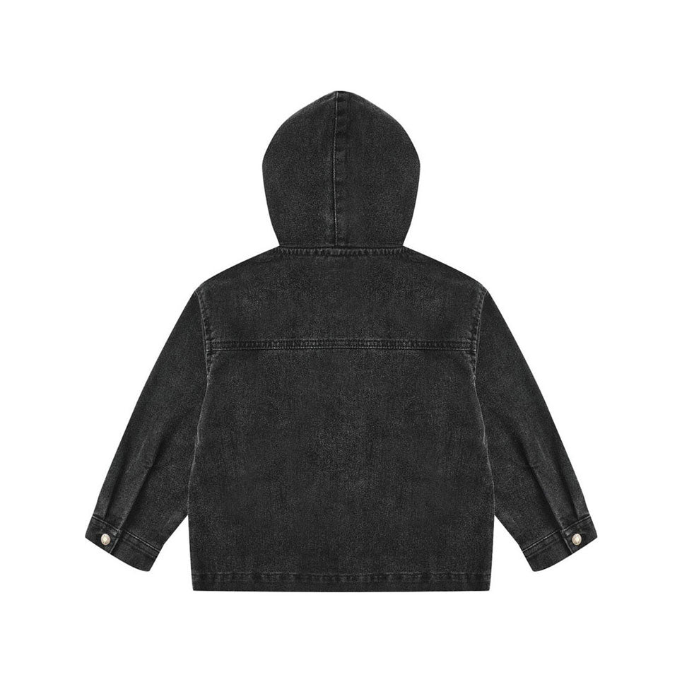 Rylee and Cru Washed Black Sammy Jacket