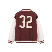 Rylee and Cru Burgundy Varsity Jacket