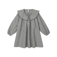 Rylee and Cru Black Gingham Mini Dress