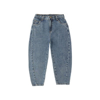 Rylee and Cru Indigo Denim Barrel Pant