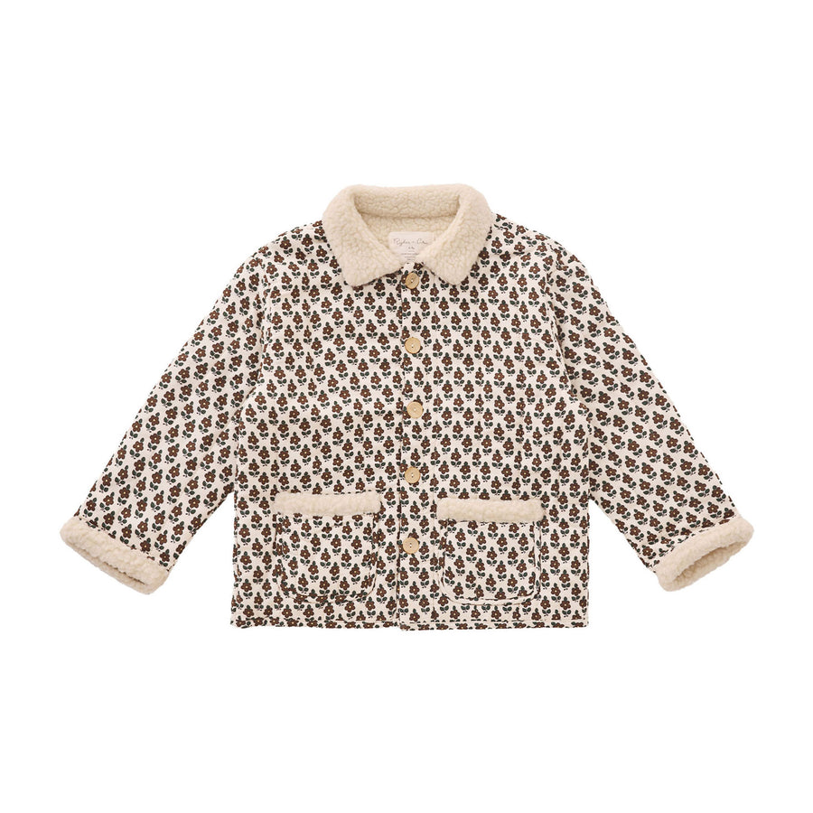 Rylee and Cru Harvest Floral Quilted Coat