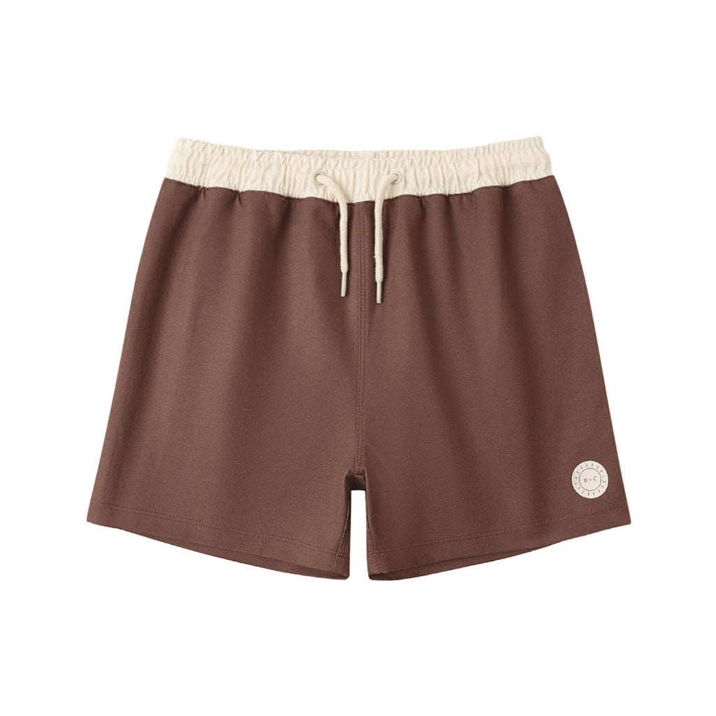 Rylee and Cru  Chocolate Paneled Boardshort