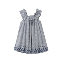 Rylee and Cru   Marine Gingham Lennon Dress