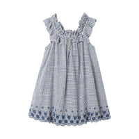 Rylee and Cru   Marine Gingham Lennon Dress
