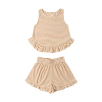Rylee and Cru  Pink Stripe Faye Set
