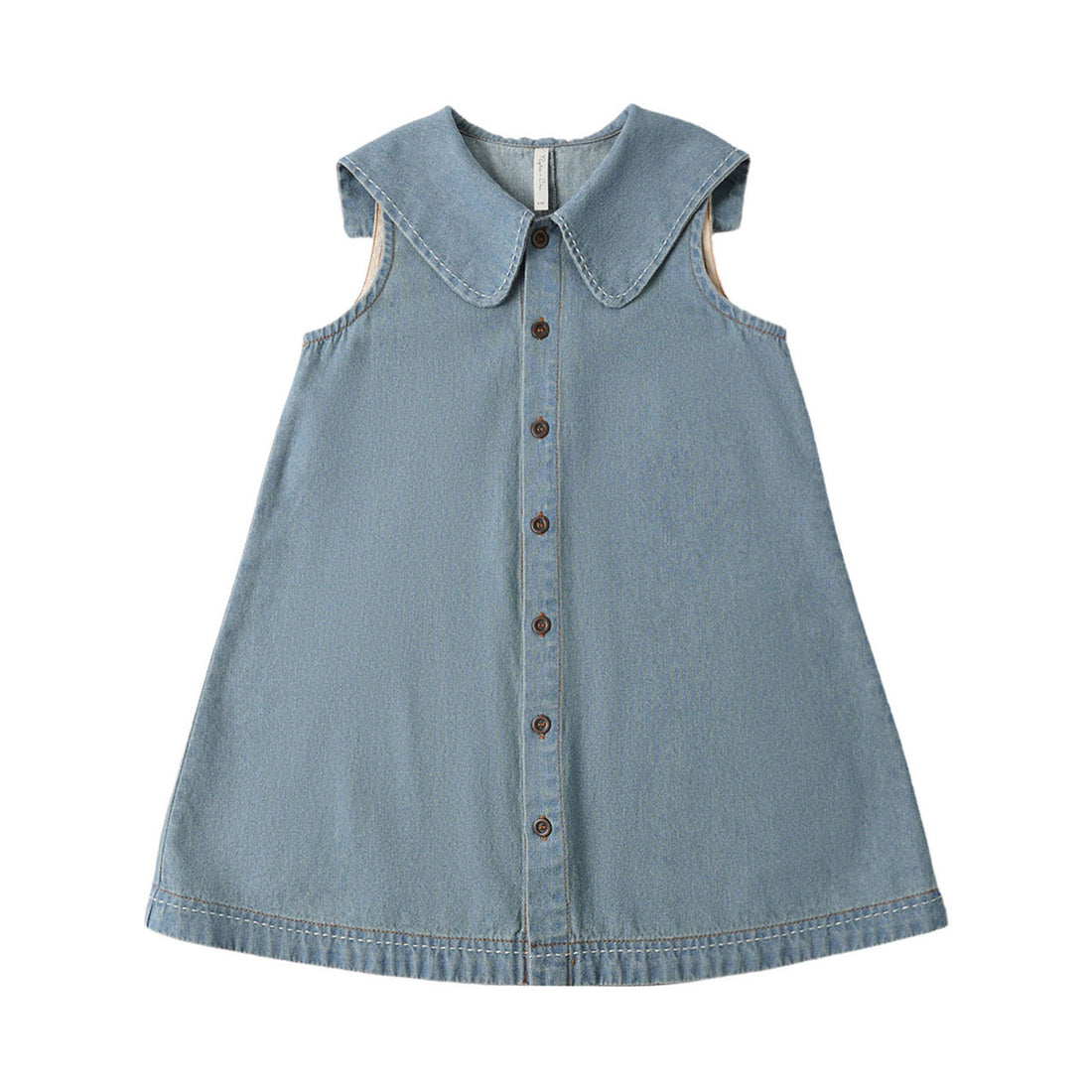 Rylee and Cru  Washed Blue Adria Dress
