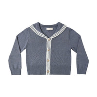 Rylee and Cru  Marine Sailor Cardigan