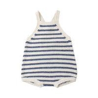 Rylee and Cru  Marine Stripe Fisher Romper