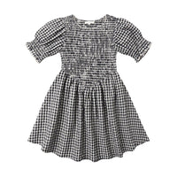 Rylee and Cru Black Check Louise Dress