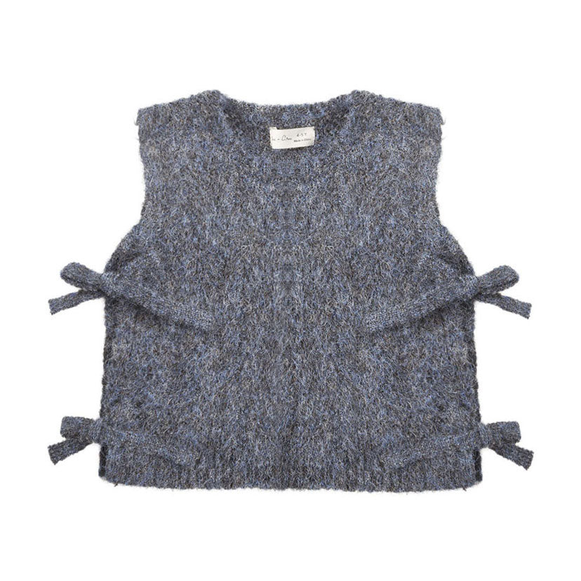 Rylee and Cru Midnight Bow Sweater Vest