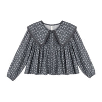 Rylee and Cru Midnight Heart Ditsy Fern Blouse