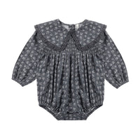 Rylee and Cru Midnight Heart Ditsy Fern Romper