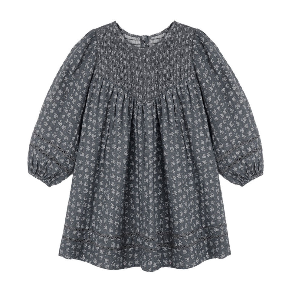 Rylee and Cru Midnight Heart Ditsy Selene Dress