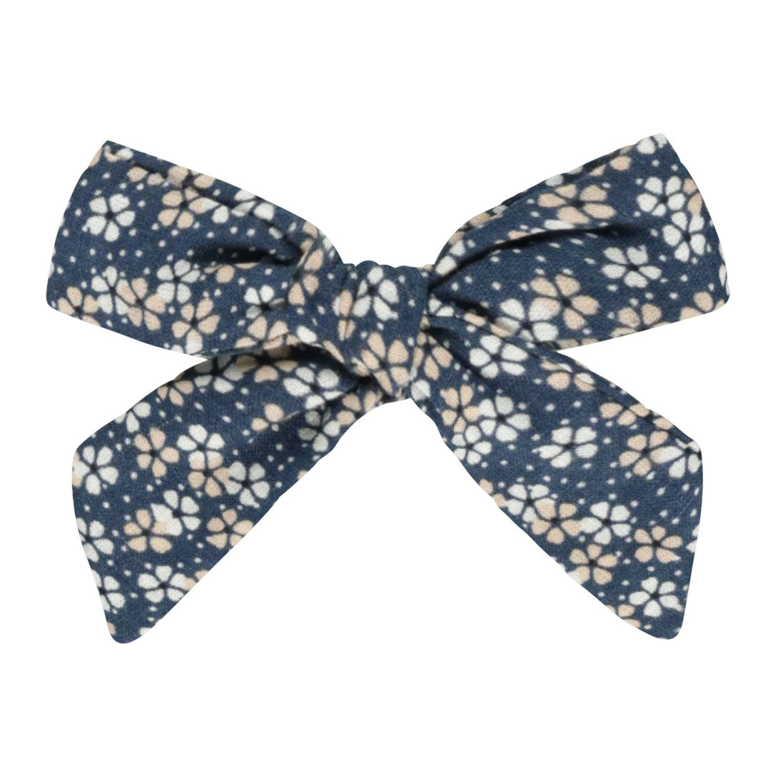 Rylee and Cru Blue Floral Bow