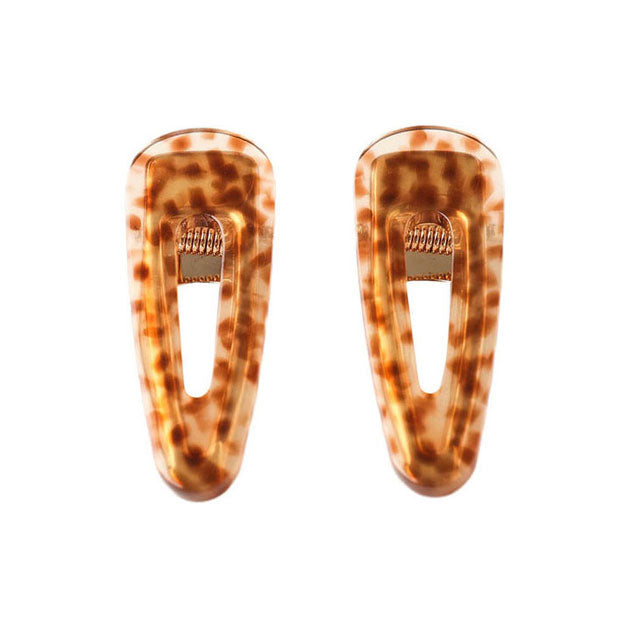 Rylee and Cru Brown, Blue Tortoise Slider Clip, Pack Of 4