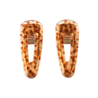 Rylee and Cru Brown, Blue Tortoise Slider Clip, Pack Of 4
