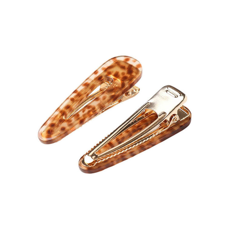 Rylee and Cru Brown, Blue Tortoise Slider Clip, Pack Of 4