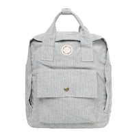 Rylee and Cru Blue Micro Stripe Mini Backpack