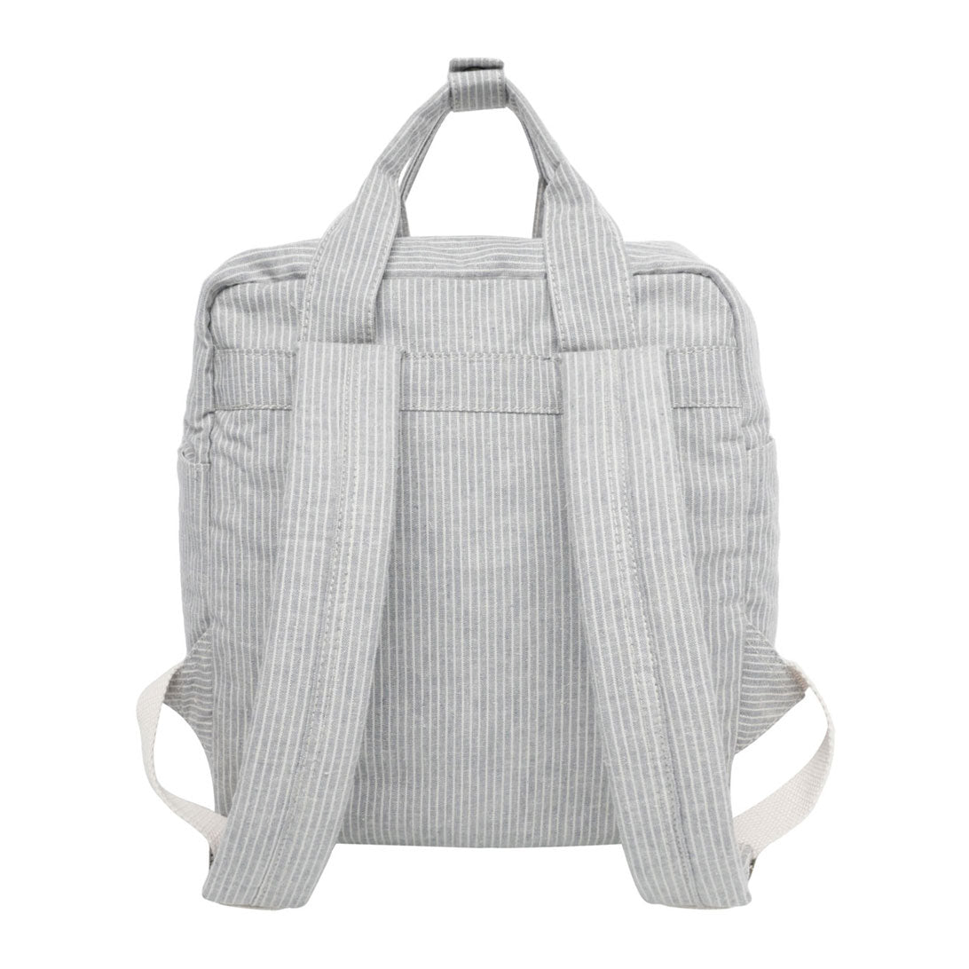 Rylee and Cru Blue Micro Stripe Mini Backpack