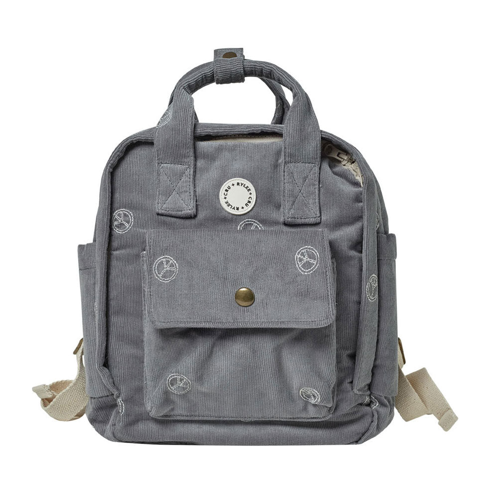 Rylee and Cru Peace Emboridery Mini Backpack
