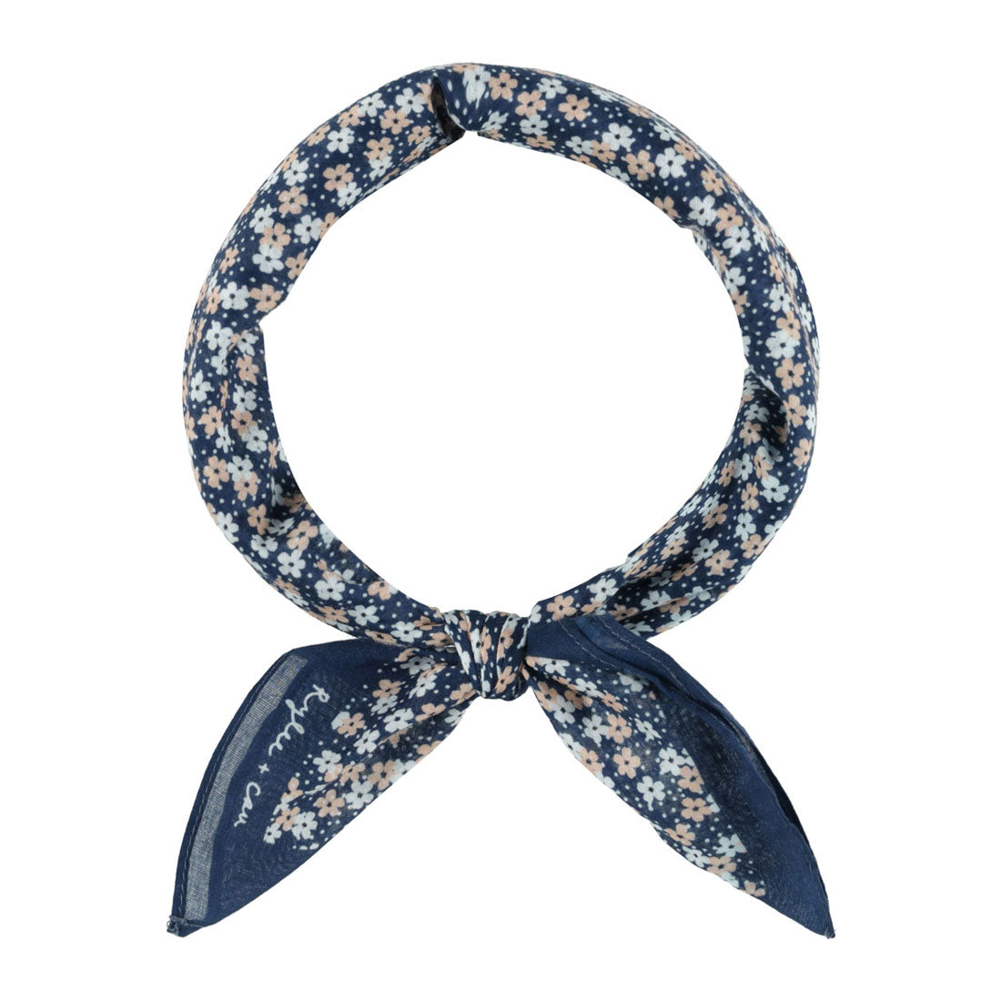 Rylee and Cru Blue Floral Bandana