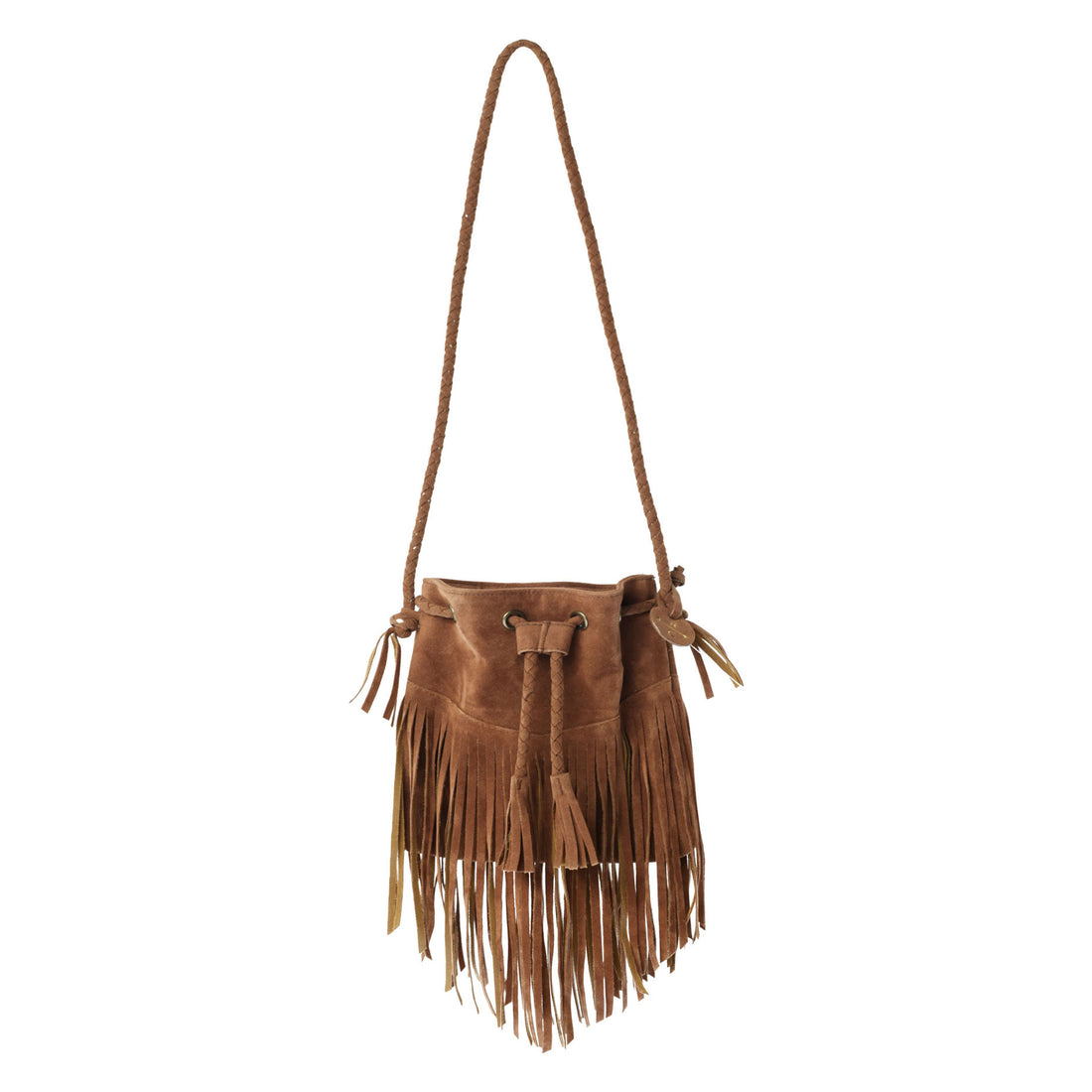 Rylee and Cru Saddle Fringe Crossbody Purse