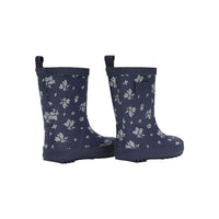 Rylee and Cru Blue Floral Rainboot