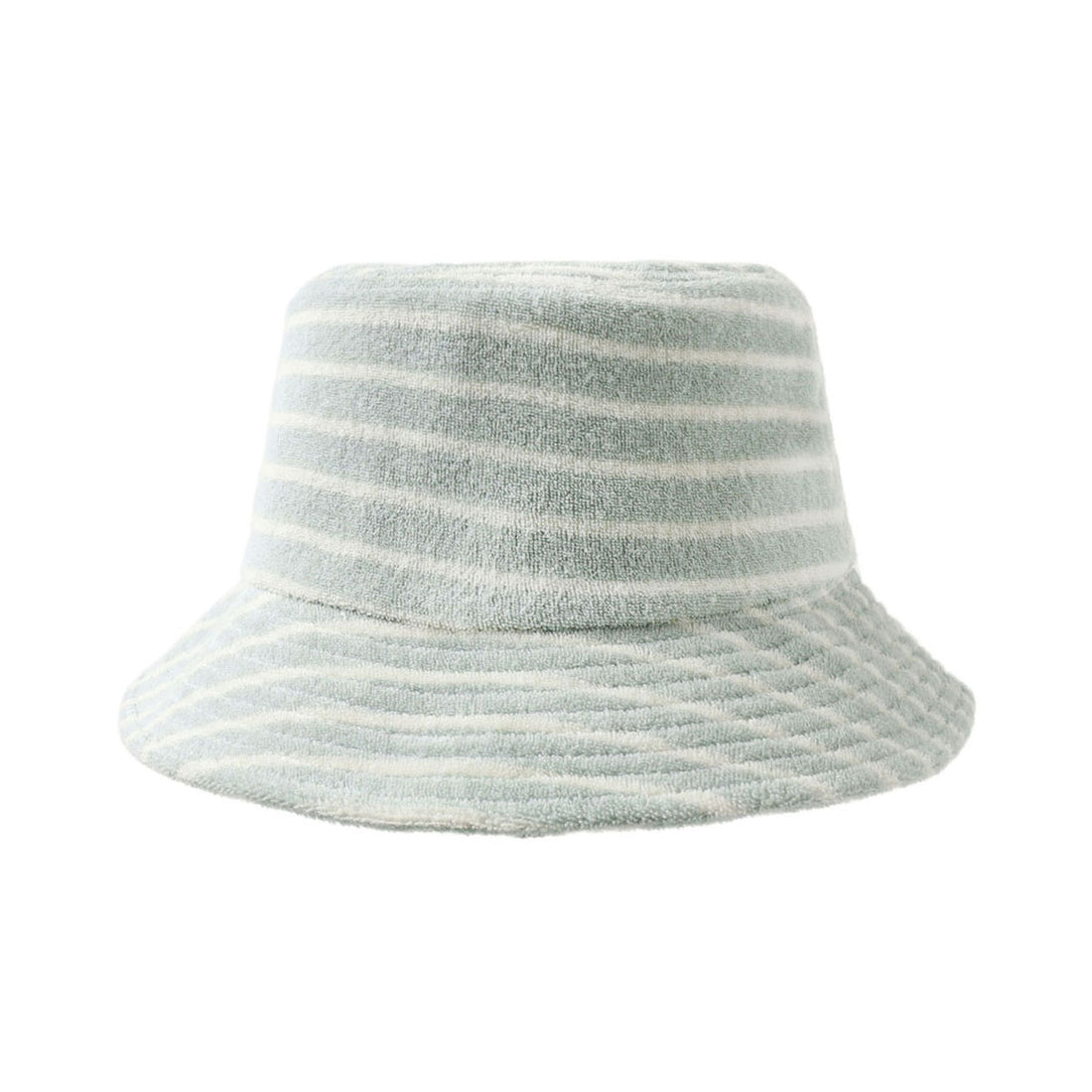 Rylee and Cru  Seafoam Terry Stripe Bucket Hat