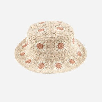 Rylee and Cru Floral Crochet Bucket Hat - Floral