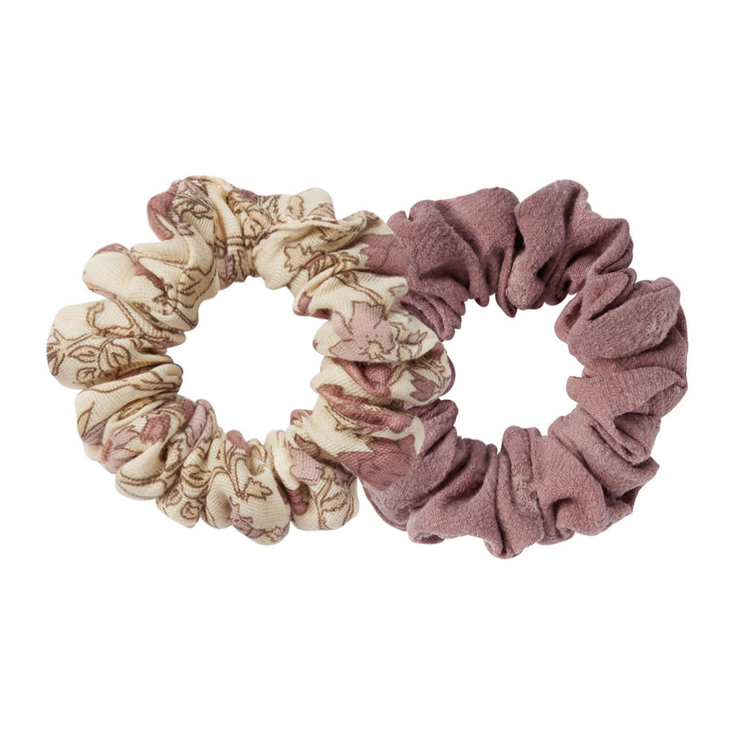 Rylee and Cru Bloom-Mulberry-Daisy Scrunchie Set