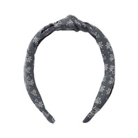 Rylee and Cru Midnight Heart Ditsy Knotted Headband