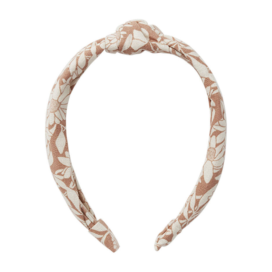 Rylee and Cru Plumeria Knotted Headband - Plumeria