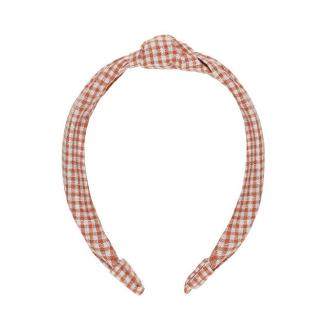 Rylee and Cru Poppy Gingham Knotted Headband
