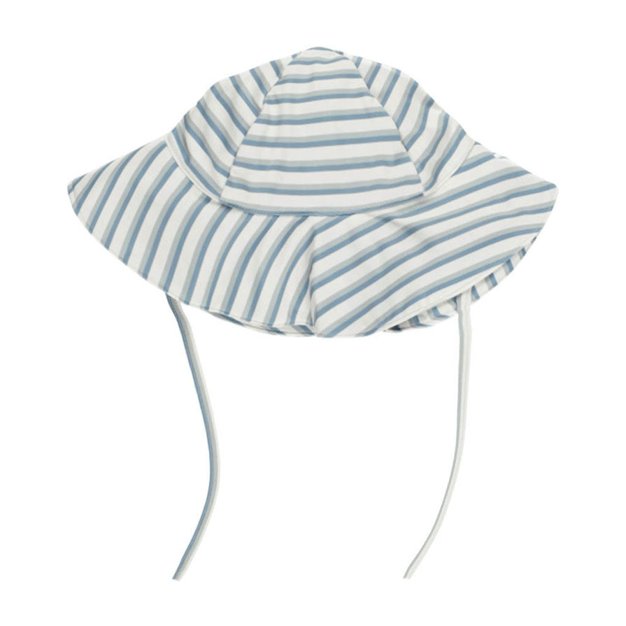 Rylee and Cru Seafoam Stripe Floppy Swim Hat