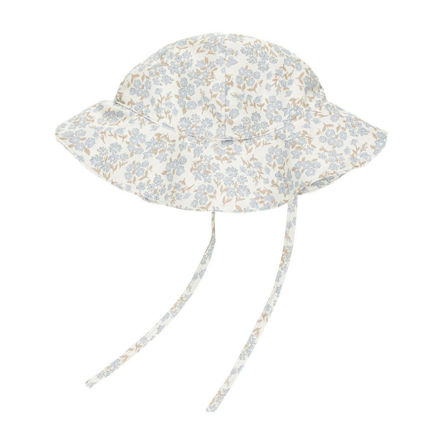 Rylee and Cru Blue Ditsy Floppy Swim Hat