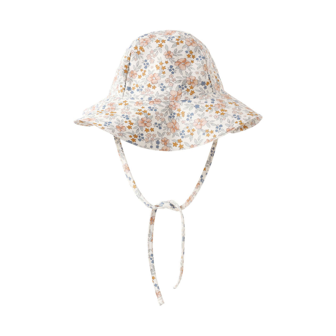 Rylee and Cru  Ivory Flower Field Floppy Swim Hat