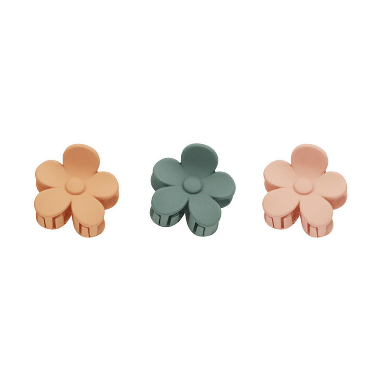 Rylee and Cru Grapefruit Eucalyptus, Pink Flower Hair Clip