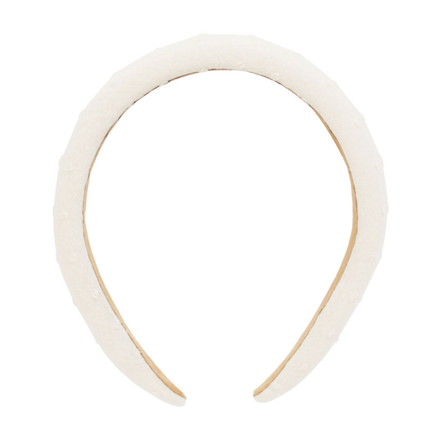Rylee and Cru Ivory Padded Headband