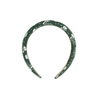 Rylee and Cru Green Ditsy Padded Headband