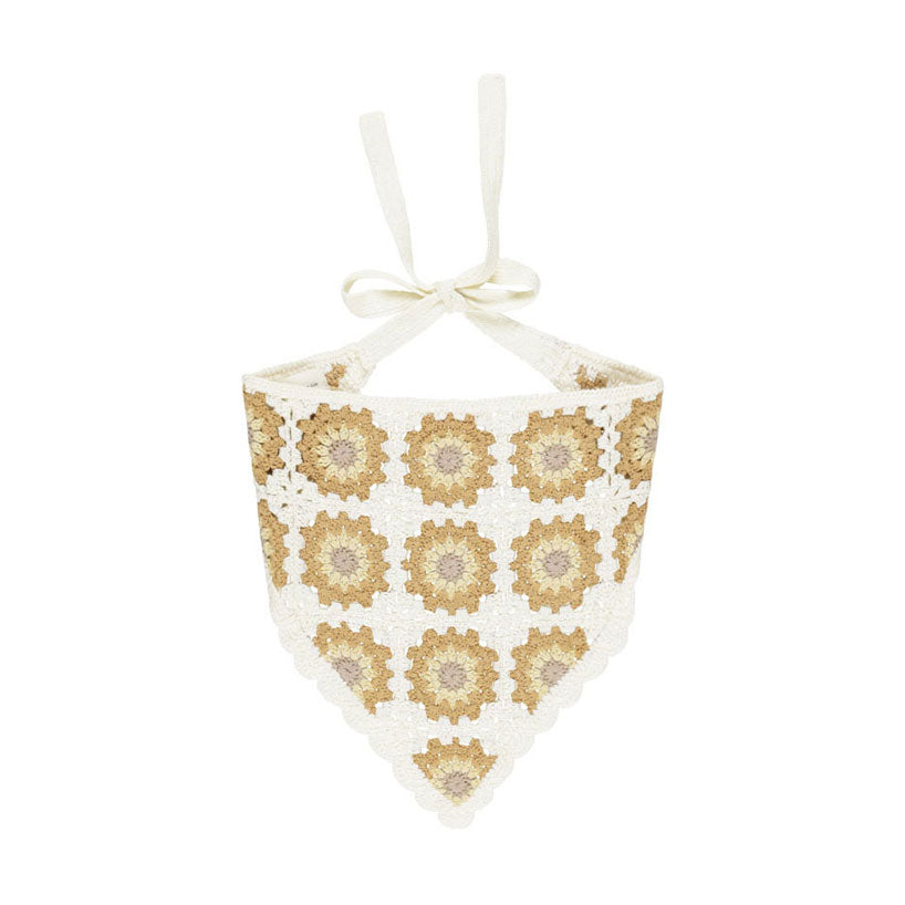 Rylee and Cru Marigold Daisy Crochet Scarf Headband