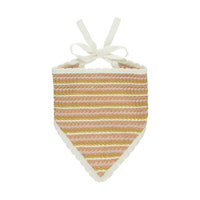 Rylee and Cru Pink Stripe Crochet Scarf Headband