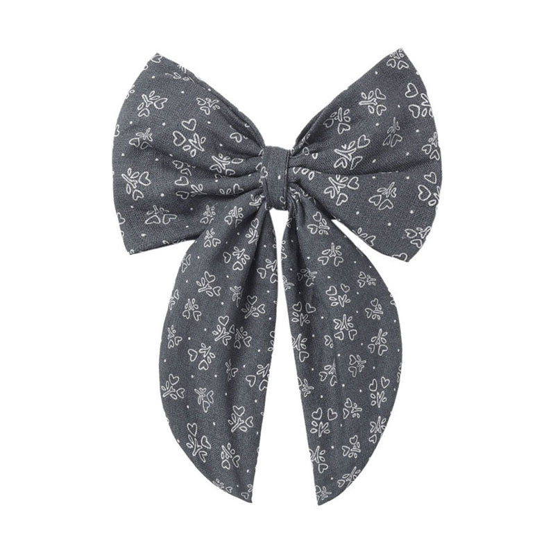 Rylee and Cru Midnight Heart Ditsy Oversized Bow