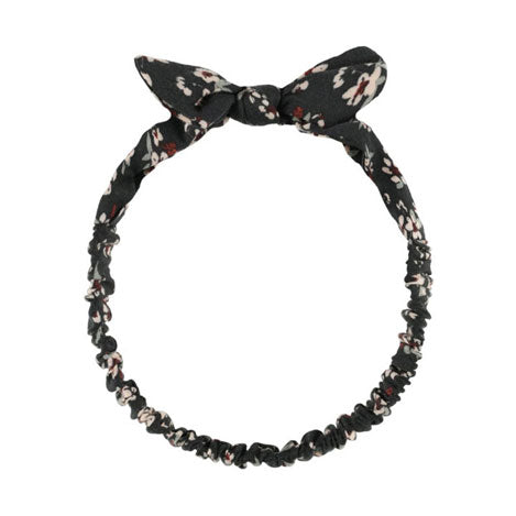 Rylee and Cru Dark Floral Baby Bow Headband