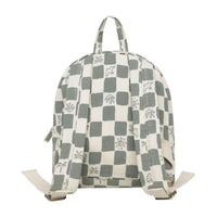 Rylee and Cru Natural Coastal Check Mini Backpack