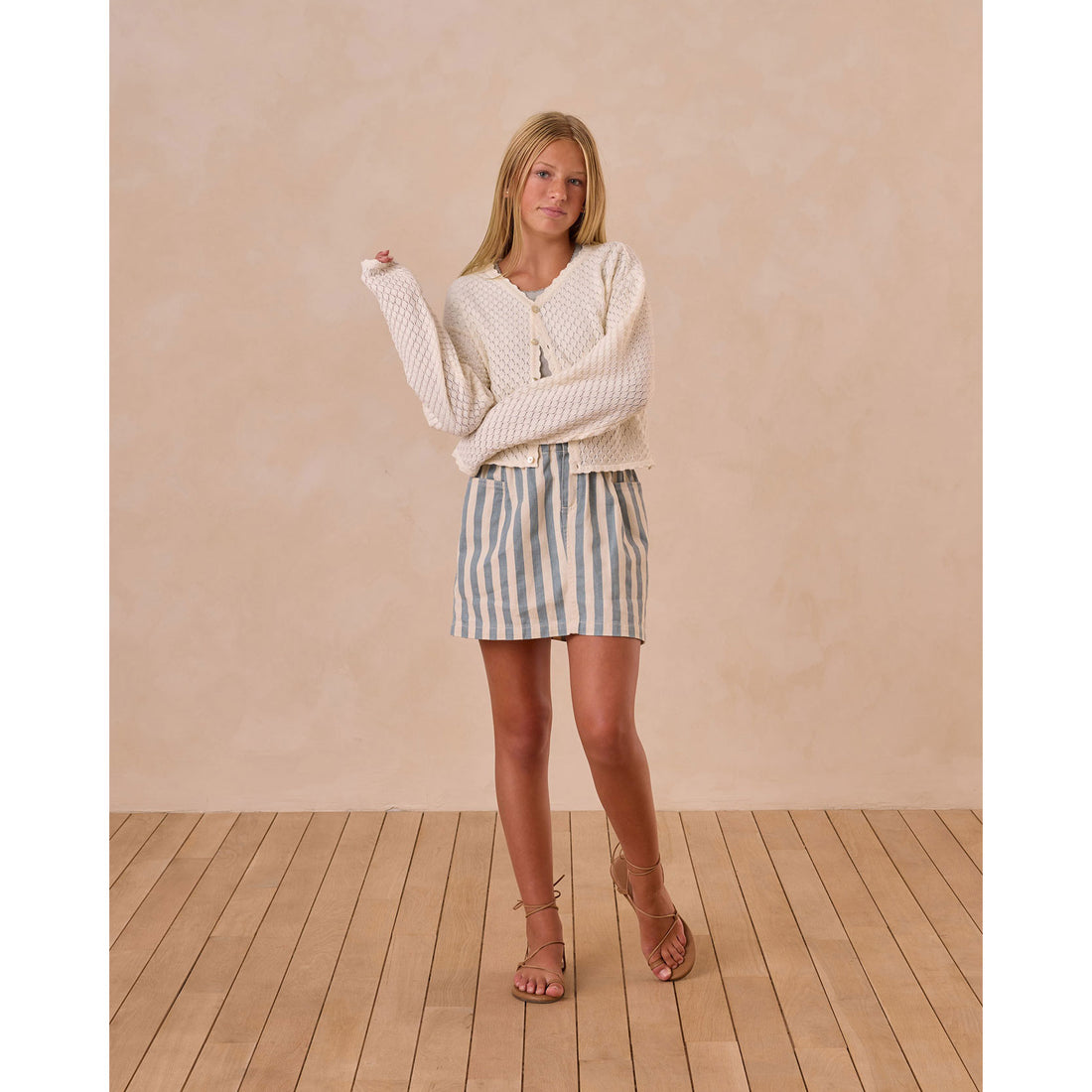 Rylee and Cru Ivory Ella Cardigan