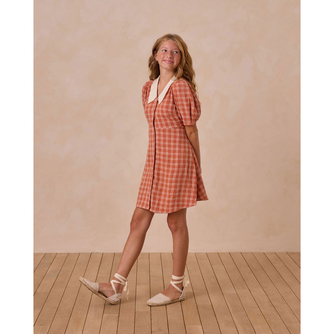Rylee and Cru Poppy Check Del Mar Dress