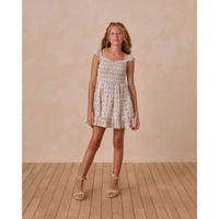 Rylee and Cru Ivory Garden Grid Kalina Dress
