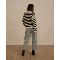 Rylee and Cru Fuzzy Stripe Aspen Women Sweater